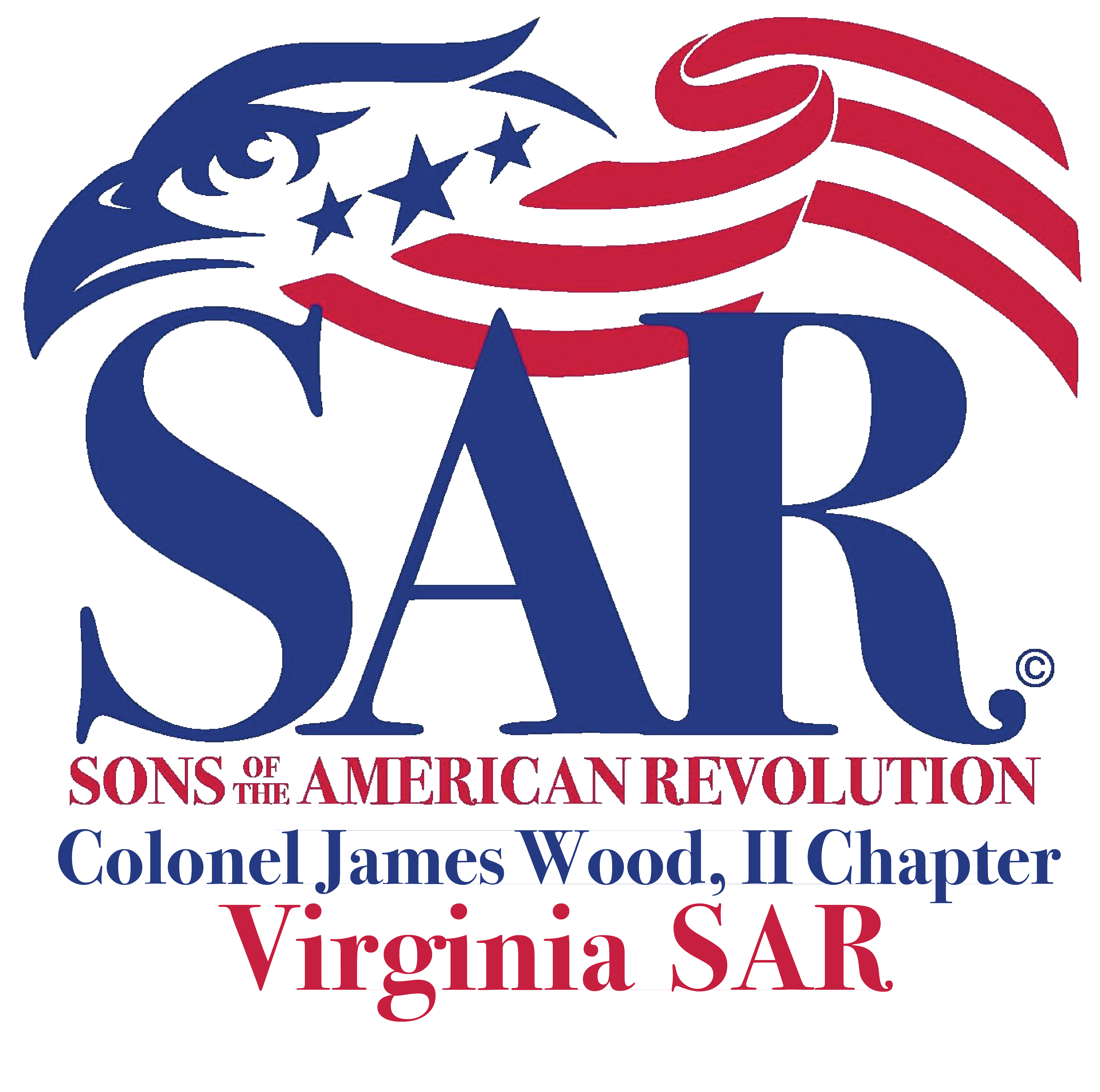 SAR Eagle logo for Colonel James Wood II Chapter