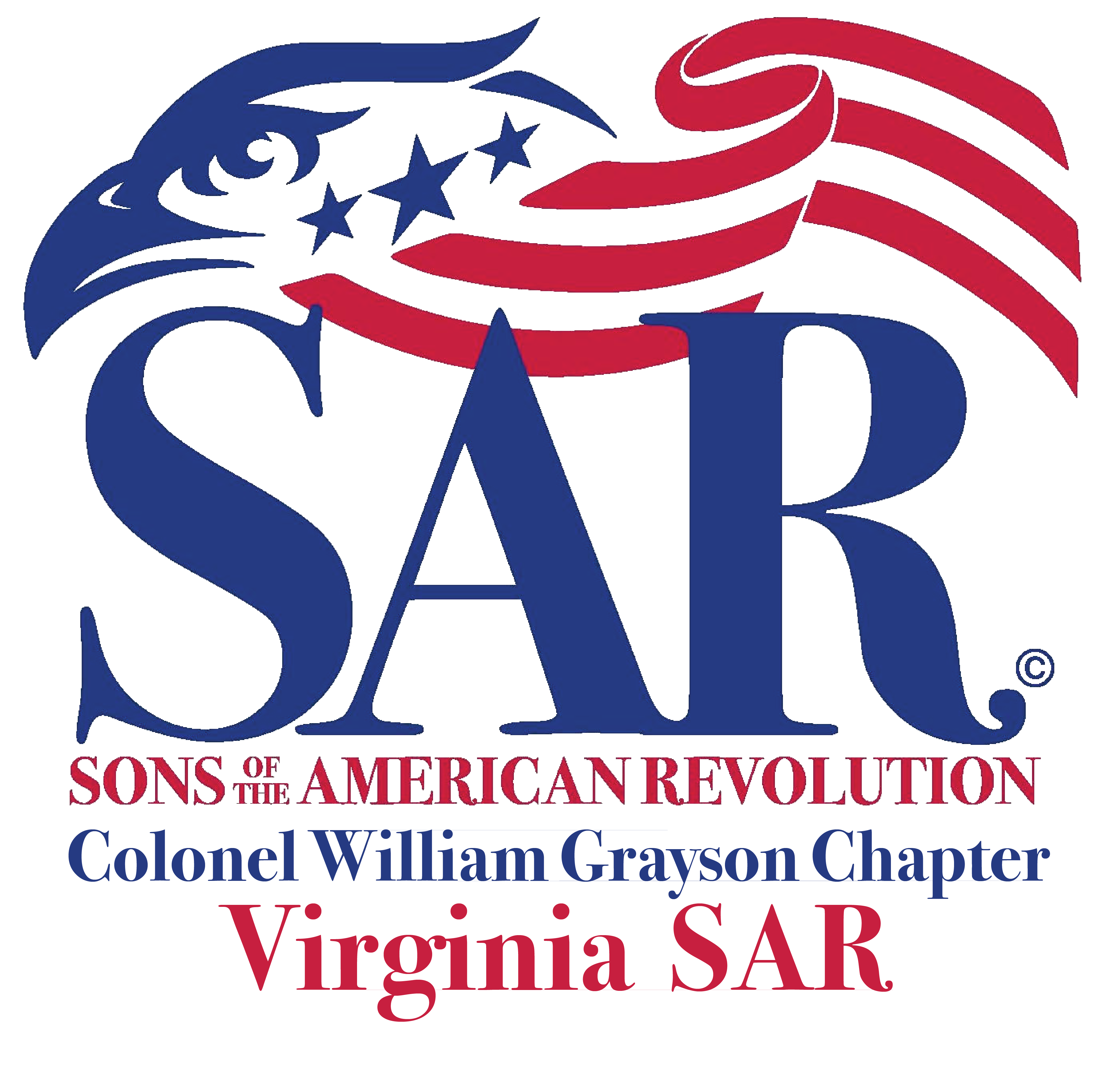 SAR Eagle logo for Col. William Grayson Chapter