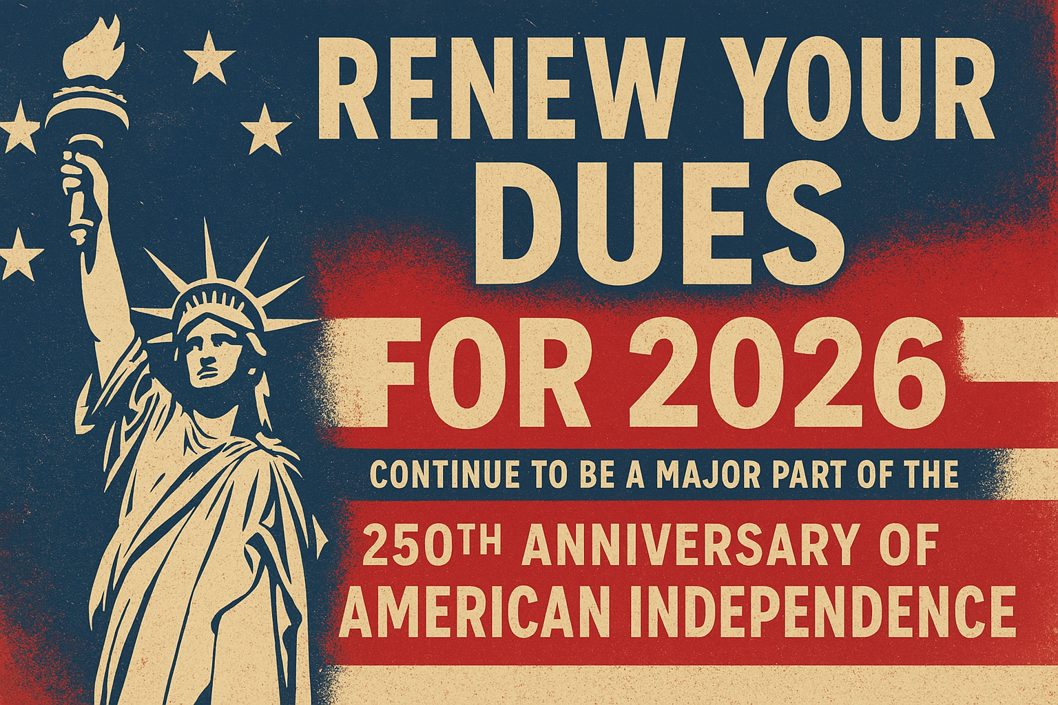 Renew Your 2026 Dues!