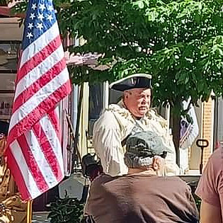 Marc Robinson giving presentation on the Resolves.