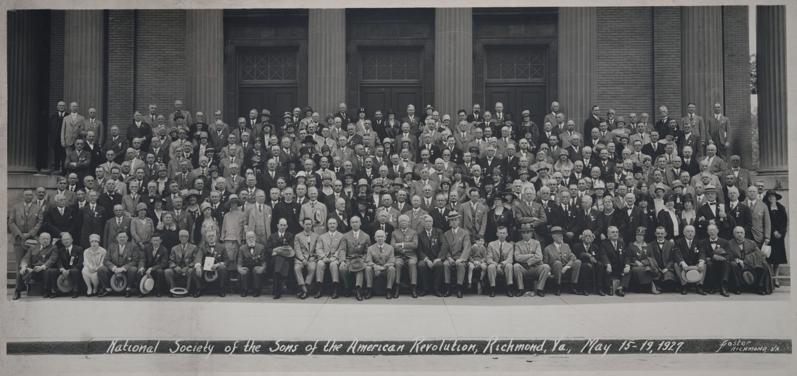 Group photo at 1927 National SAR Congress in Richmond, Va.